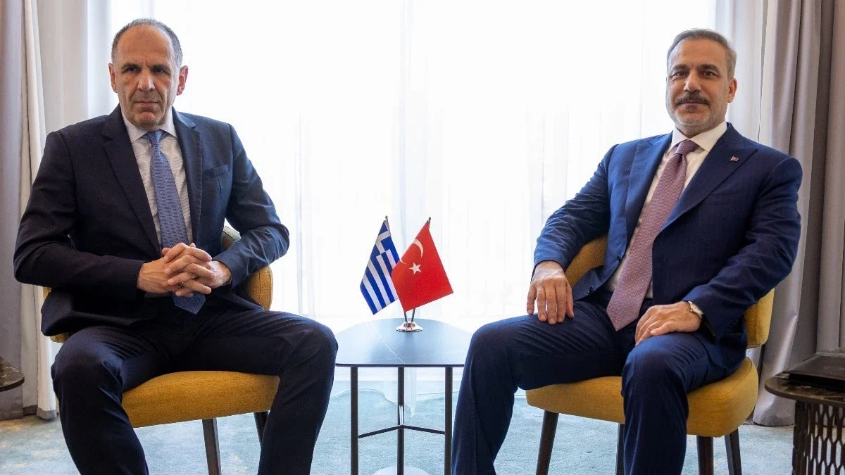 Dışişleri Bakanı Fidan, Yunan mevkidaşı ile bir araya geldi