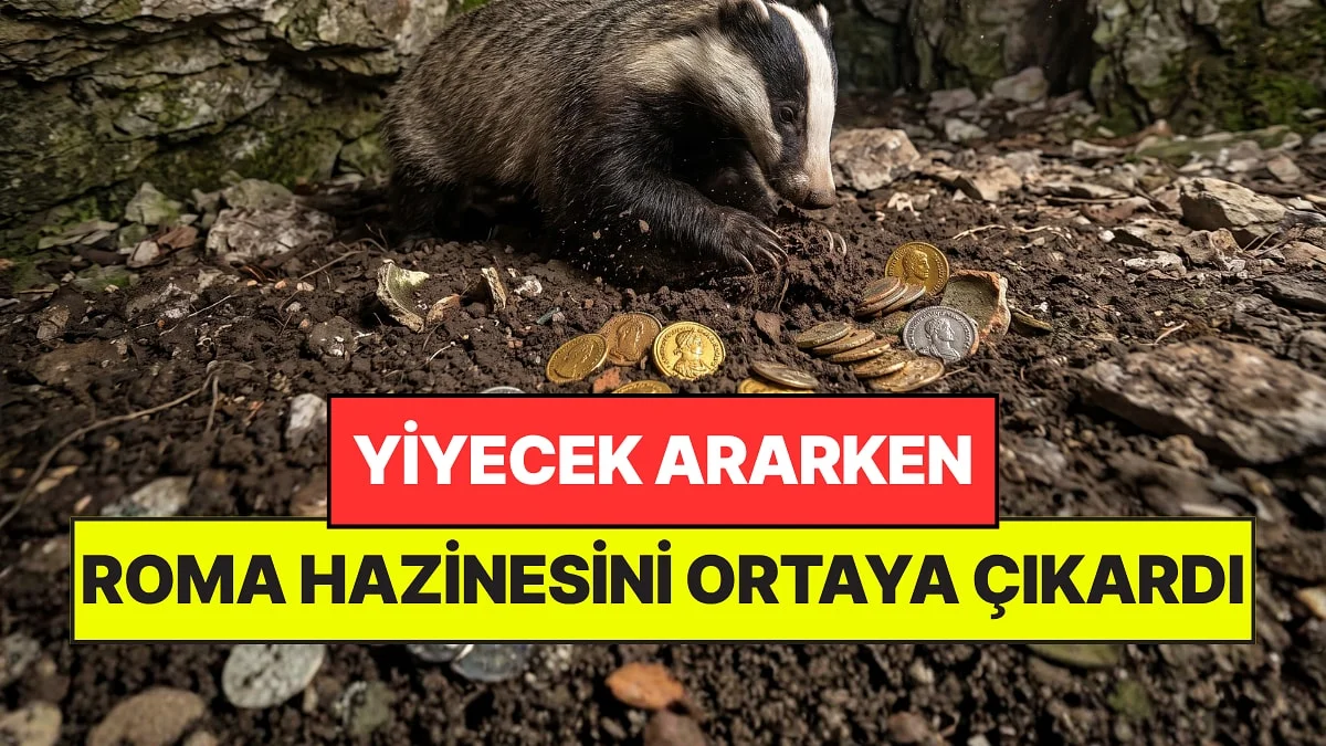 Yiyecek Arayan Porsuk Beklenmeyeni Buldu: 1600 Yıllık Roma Hazinesini Ortaya Çıkardı
