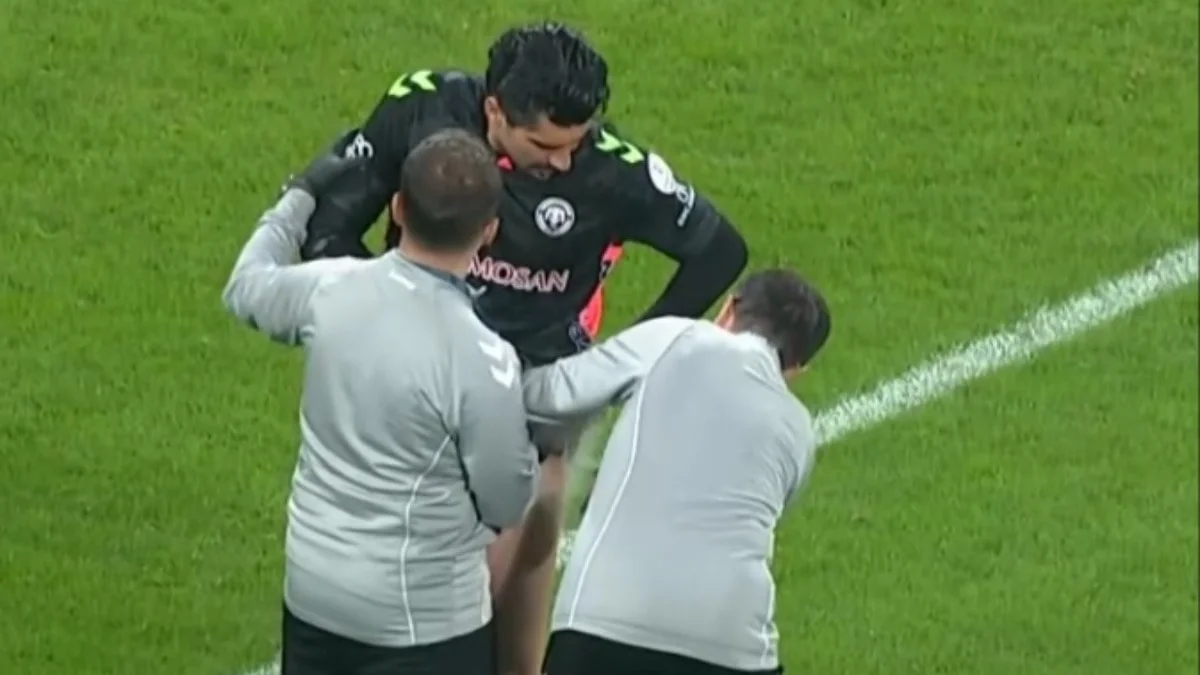 Konyaspor-Galatasaray maçında sakatlık şoku! Devam edemedi
