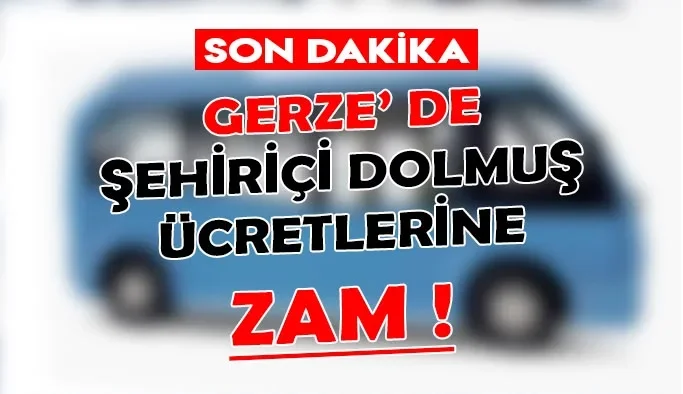 Gerze’de Dolmuş Ücretlerine Zam: İndi-Bindi 40 TL Oldu