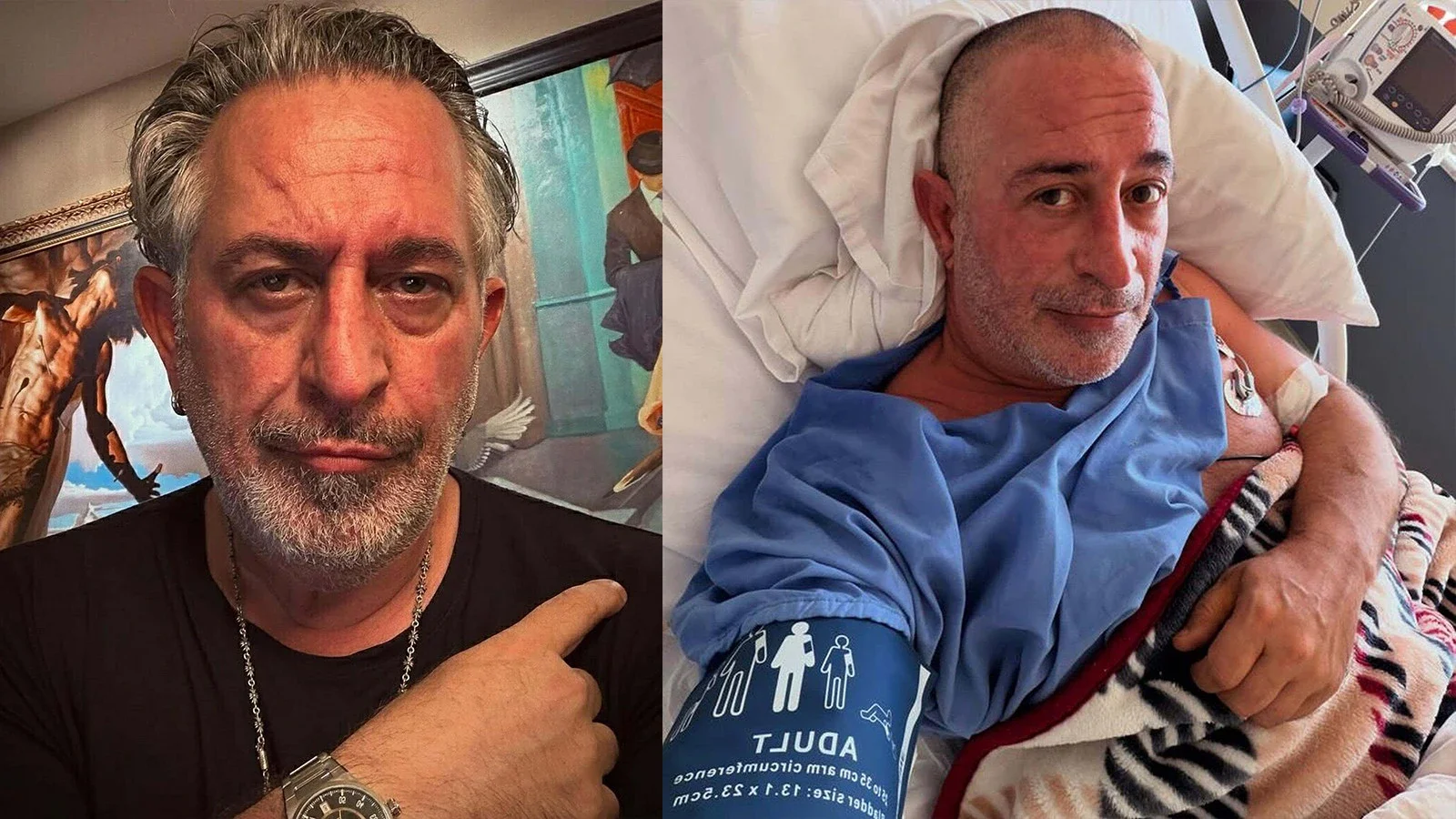 Cem Yılmaz tedavi gördüğü hastaneye gitti