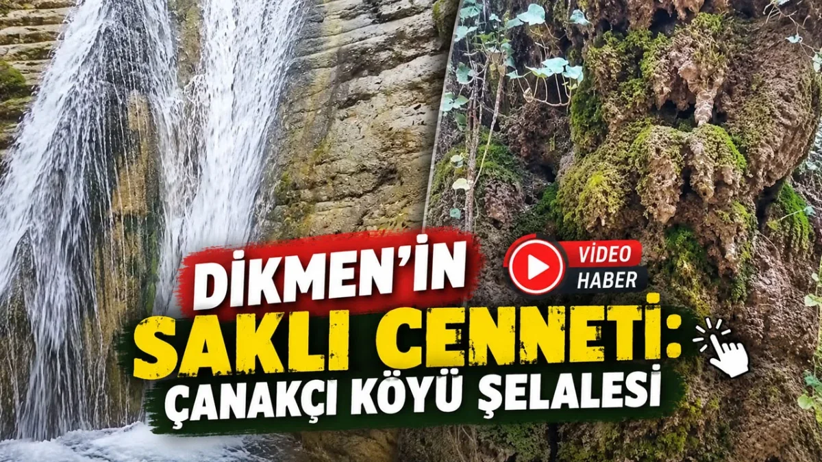 Dikmen’in Çanakçı Köyünde Keşfedilmeyi Bekleyen Şelale!