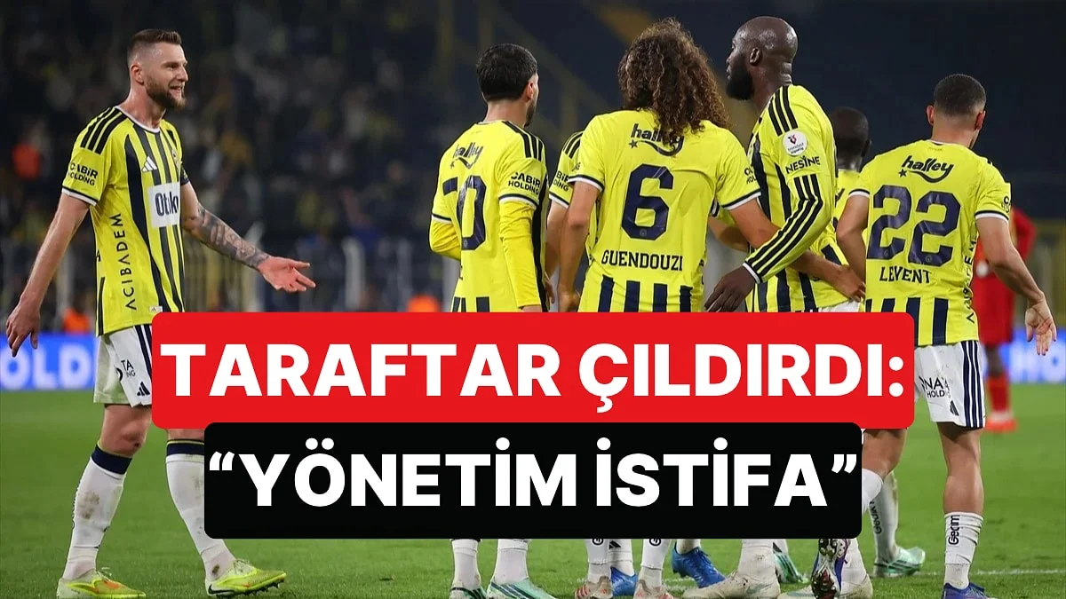 Göztepe Maçında Üst Üste Gol Yiyen Fenerbahçe'de Tribünler Yönetimi İstifaya Çağırdı