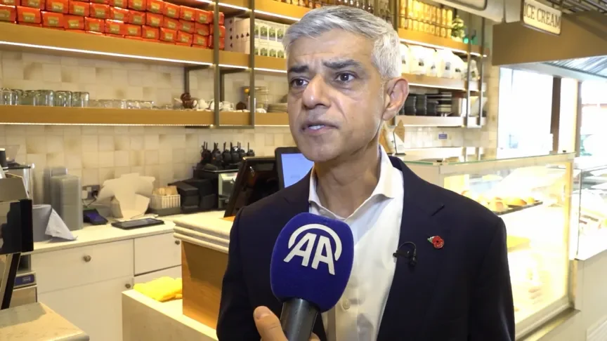 Londra Belediye Başkanı Khan'a göre kentler, iklim değişikliğinin sorumlusu olduğu kadar çözümün de parçası
