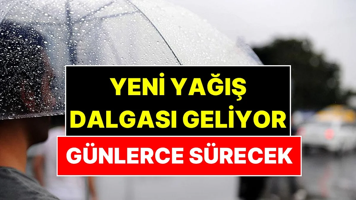 AKOM Açıkladı: İstanbul'da Yağmur Günlerce Sürecek