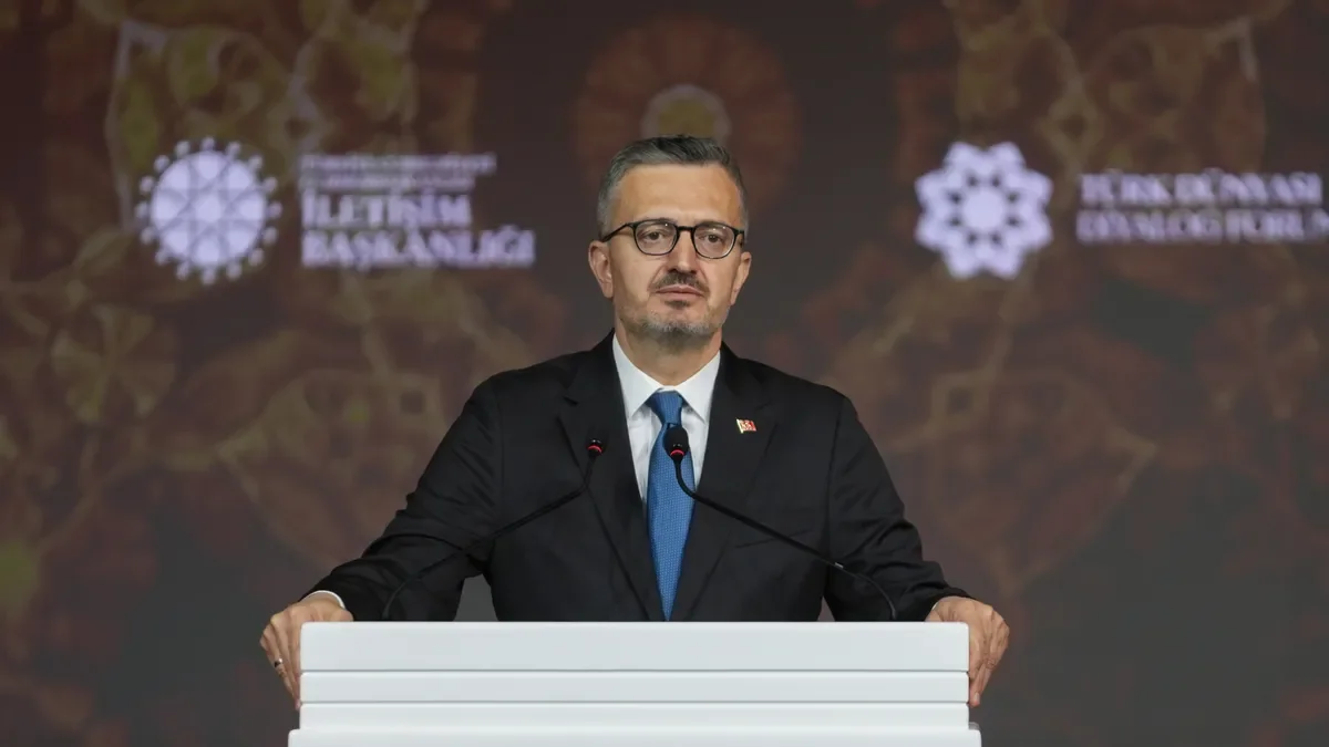 İletişim Başkanı Duran "Türk Dünyası Diyalog Forumu"nun açılışında konuştu
