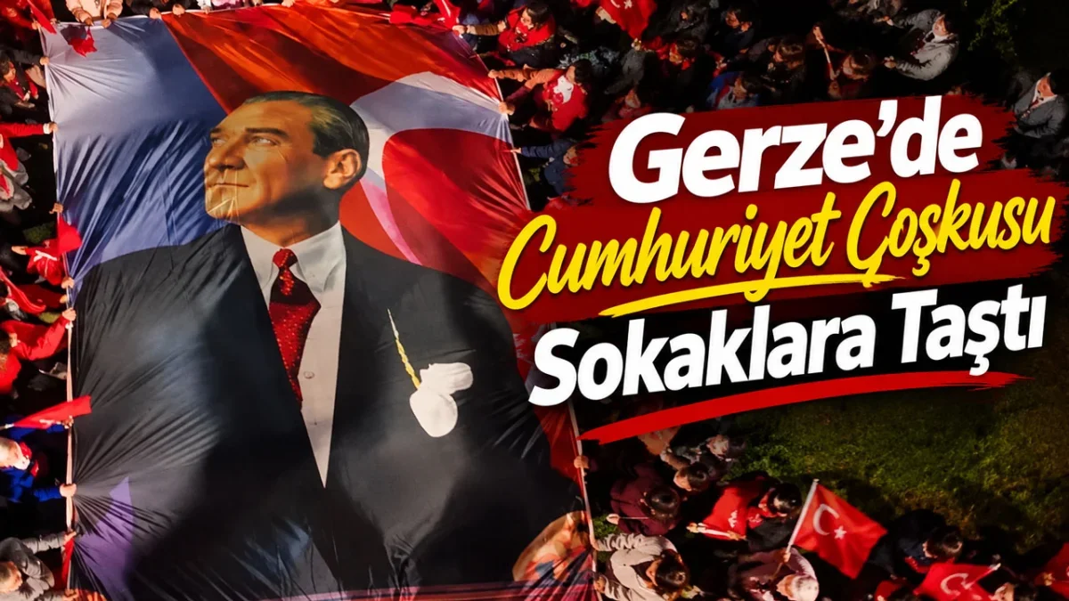 Cumhuriyet coşkusu Fener Alayı ile taçlandı