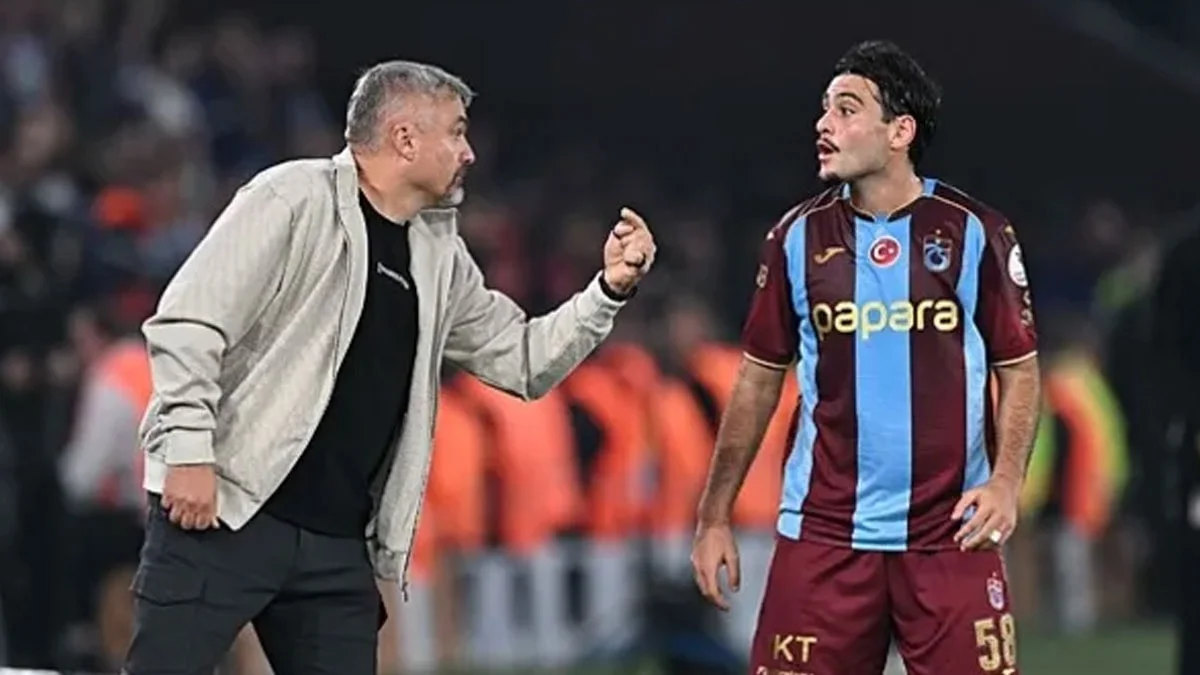 Trabzonspor 2-0 yenik duruma düştüğü maçta bu sözlerle geri dönmüş