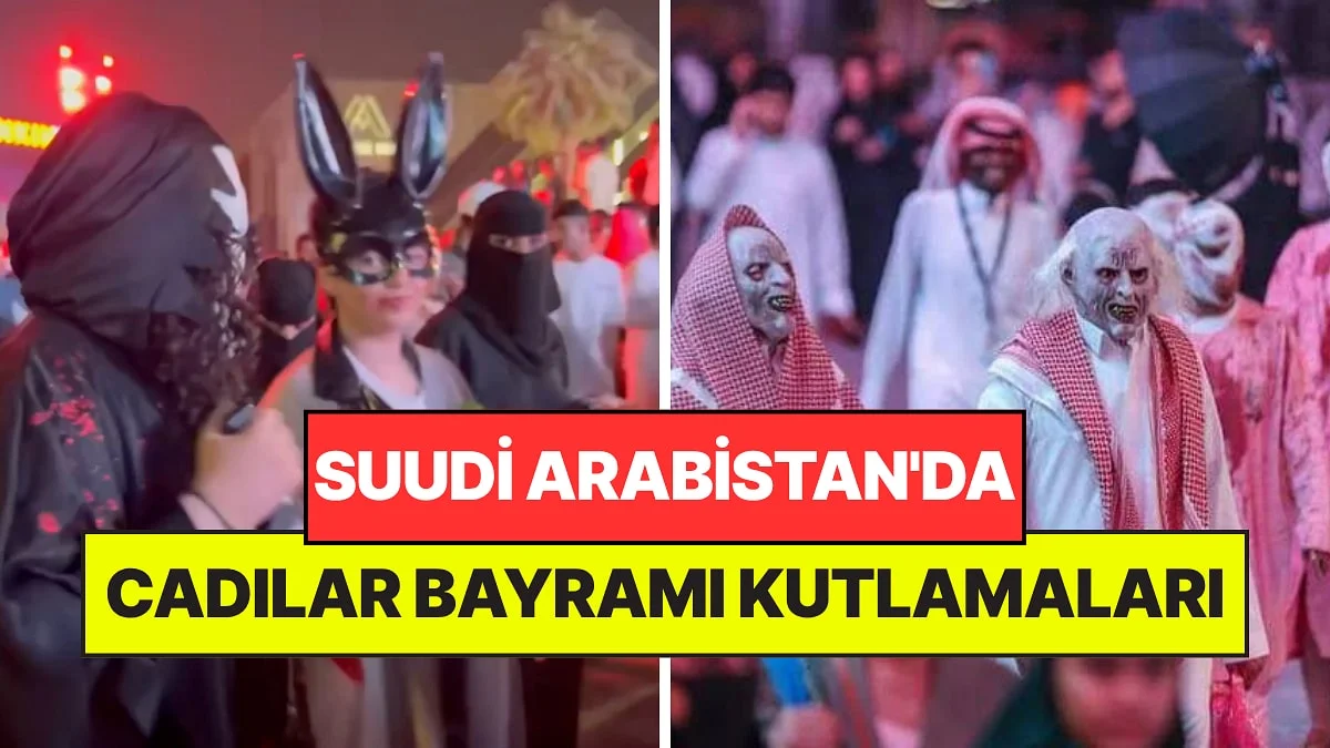 Bu Sene de Es Geçmediler: Suudi Arabistan'da Cadılar Bayramı Kutlamaları Görüntülendi