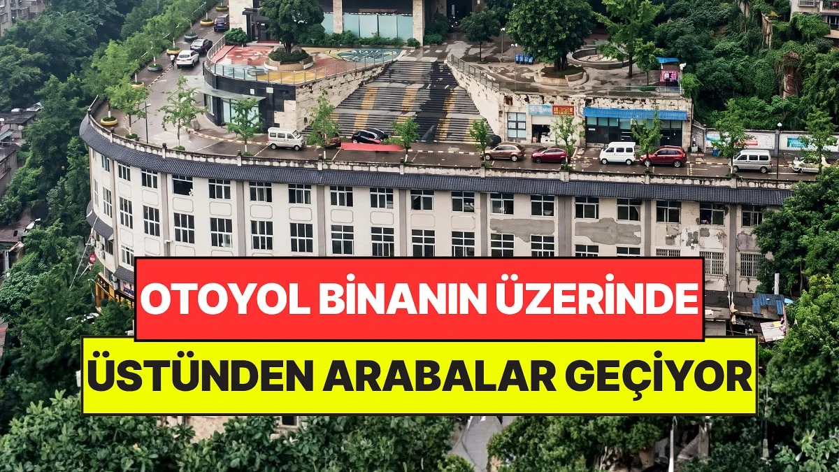 Beş Katlı Binanın Çatısından Otoyol Geçiyor: Sebebi Herkesi Şaşırttı
