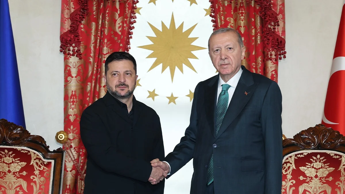 Erdoğan Zelenskiy ile bir araya geldi