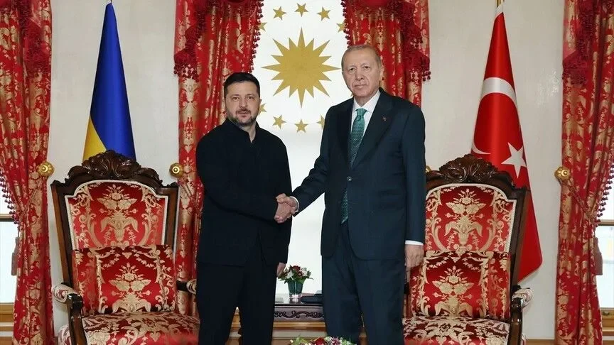 Cumhurbaşkanı Erdoğan, Ukrayna Devlet Başkanı Zelenskiy ile görüştü