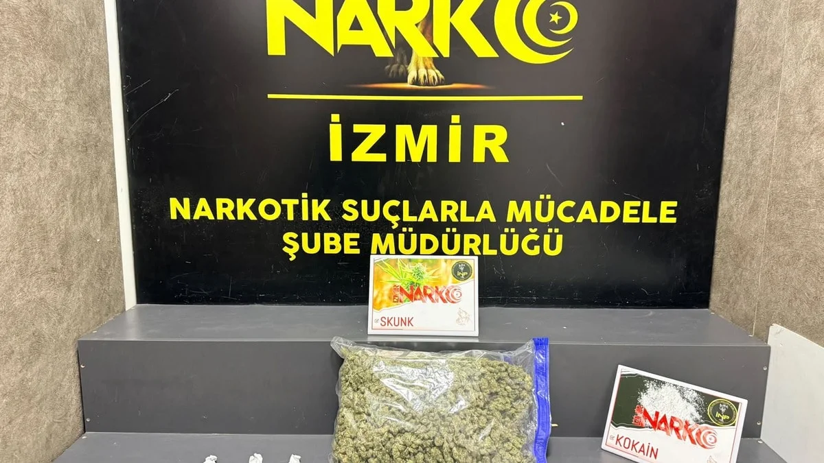 İzmir'de uyuşturucu operasyonu: 2 şüpheli gözaltında