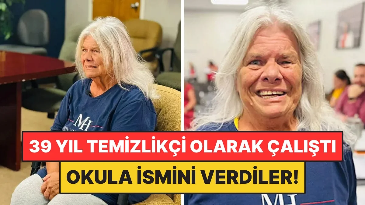 39 Yıl Temizlik Görevlisi Olarak Çalıştı: Yeni Okula Onun Adını Verdiler