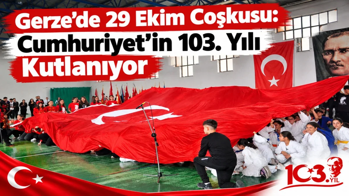 Gerze’de Cumhuriyet Bayramı Coşkusu!